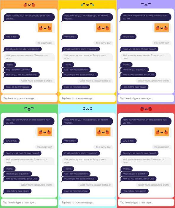 Emoti project Mobile Screenshot