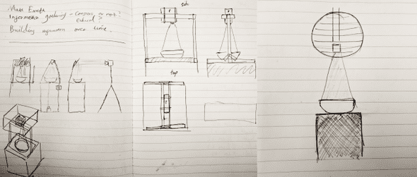 font mockup sketches